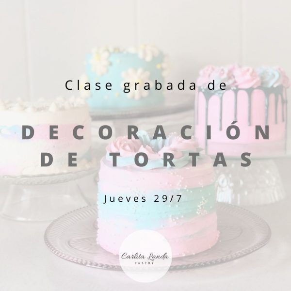 Clase grabada Decoración de tortas (35% OFF)