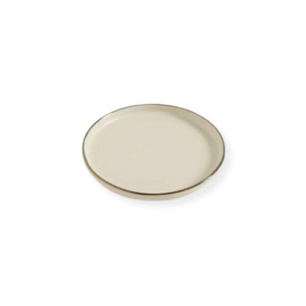 PLATO POSTRE SINGAPUR BORDE PELTRE 20 CM - Imagen 2