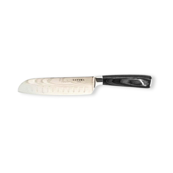 CUCHILLO SAKURA SANTOKU PRO EBANO 30CM
