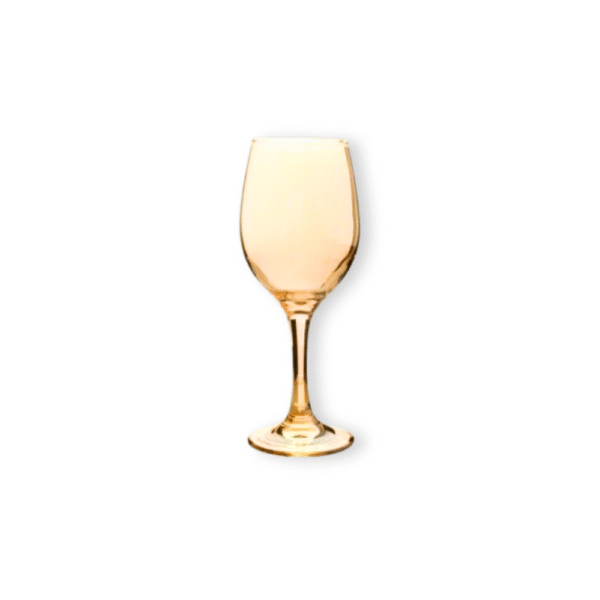 COPA DE VINO MILAN DORADA 310 ML X 6