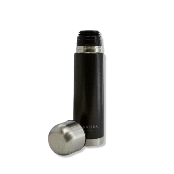 TERMO SAKURA BULLET EDITION NEGRO 1 LITRO - Imagen 2