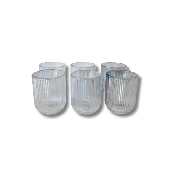 VASO TRANSPARENTE TORNASOL X6 - Imagen 2