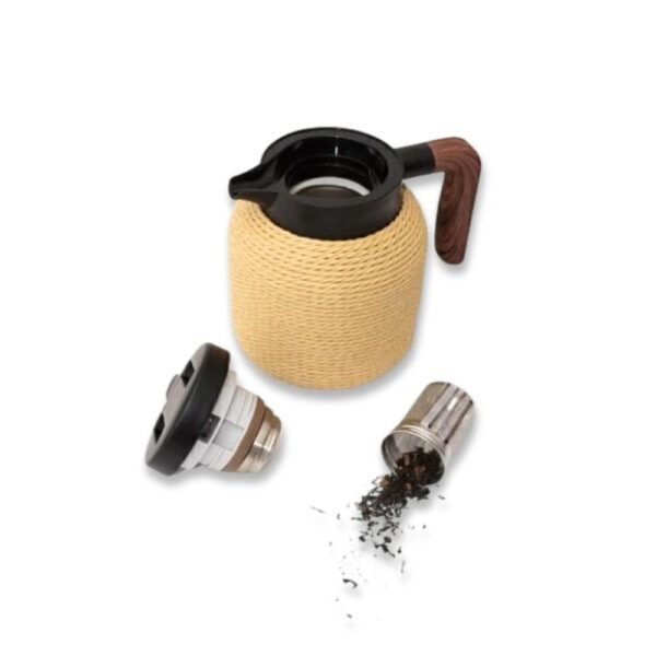 JARRA TERMICA SAKURA LOGGIA SOGA ROPE BEIGE /CREMA 1.2 L - Imagen 2