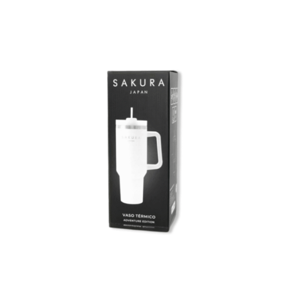 VASO TERMICO SAKURA ADVENTURE BLANCO - Imagen 2