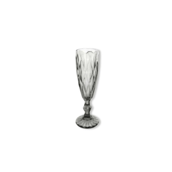 COPA ROMBO CHAMPAGNE TRANSPARENTE x6