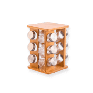 ORGANIZADOR GIRATORIO BAMBOO 12 ESPECIEROS