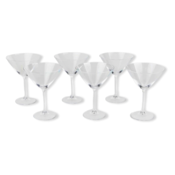 COPA CRISTAL MARTINI 280ML X 6 - Imagen 2