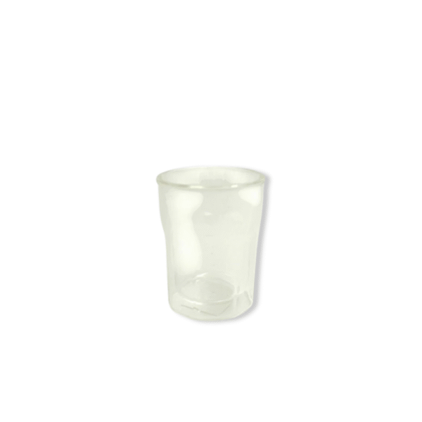 VASO DOBLE VIDRIO RECTO 100 ML