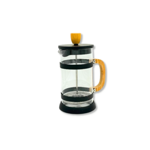 CAFETERA FRANCESA VIDRIO MANGO BAMBOO 600 ML