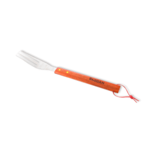 TENEDOR BBQ ACERO INOXIDABLE MANGO DE MADERA