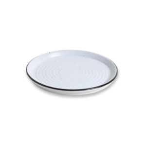 PLATO PLAYO GRANITO BORDE GRIS 26CM
