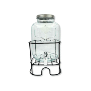 DISPENSER DE VIDRIO C/SOPORTE 5L
