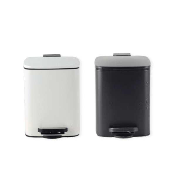 CESTO 6L CUADRADO C/PEDAL TAPA SOFT CLOSE