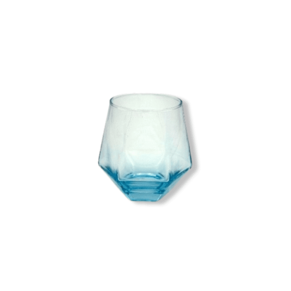 VASO HEX BLUE 340 ML X6